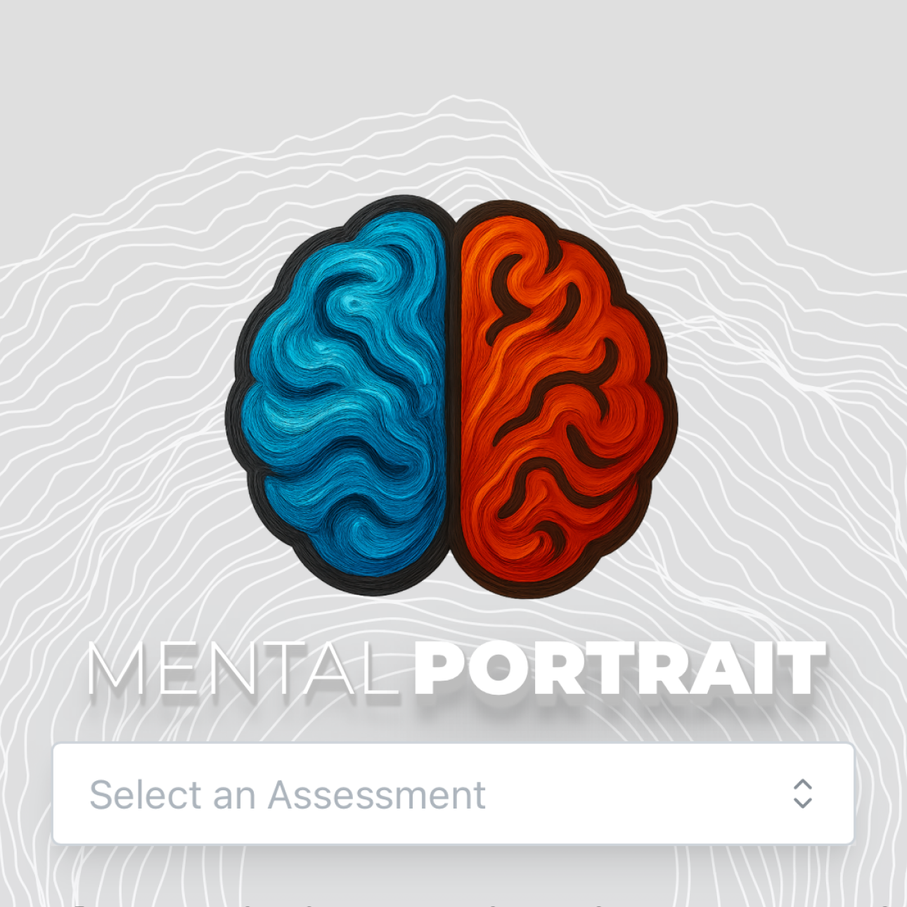 Mental Portrait intro screen