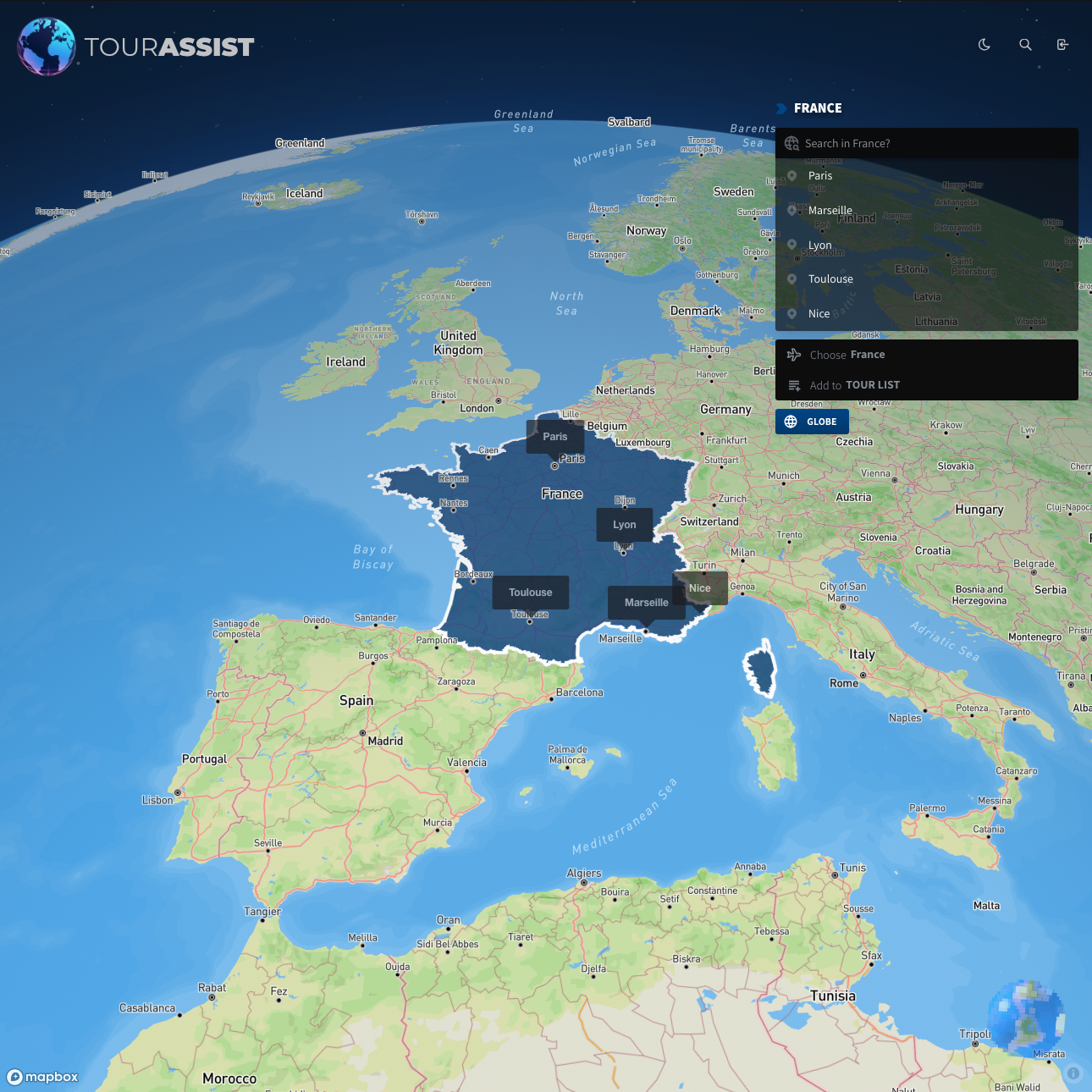 Tourassist travel dashboard