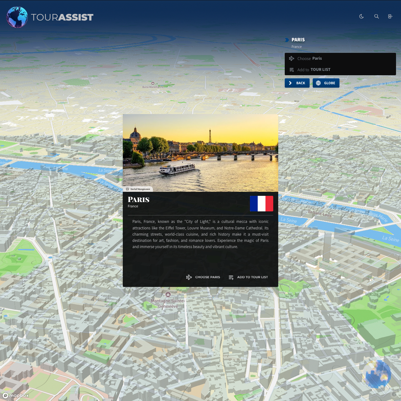 Tourassist Paris itinerary